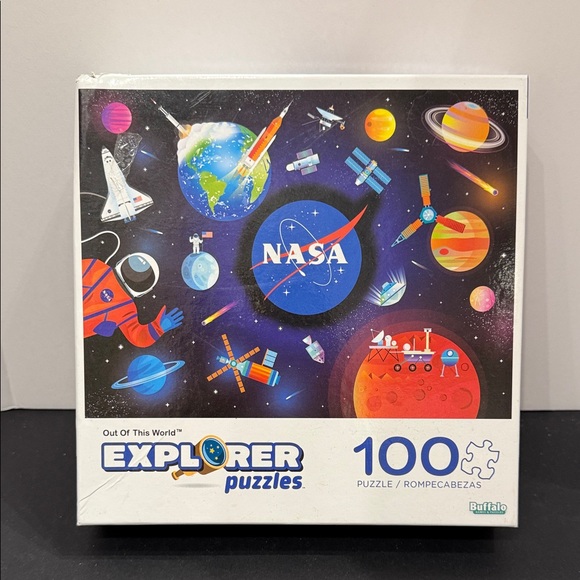 Buffalo Games Puzzle Explorer "Out of This World 100 Piece-sealed bag, box open - Picture 1 of 5
